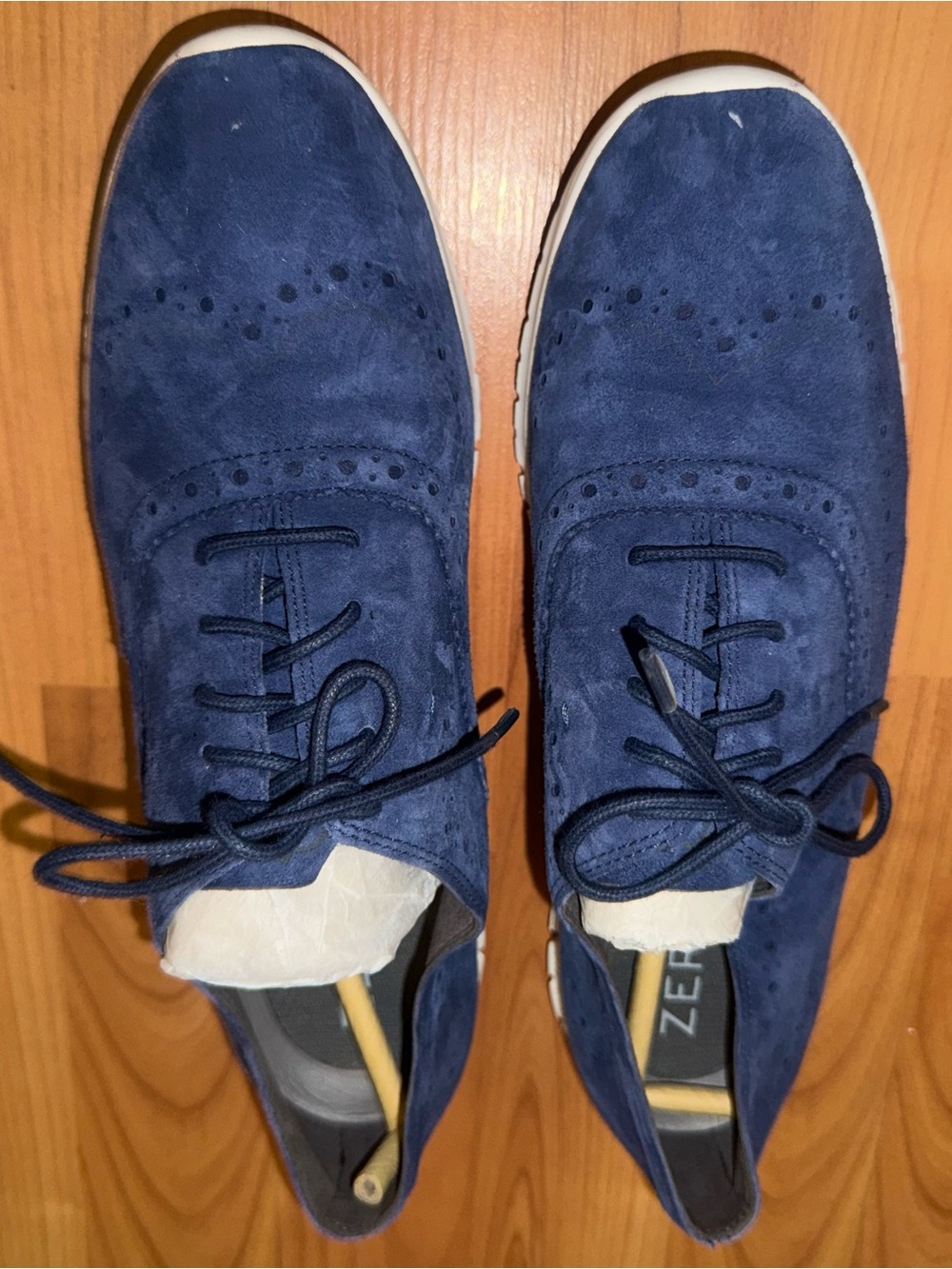 Cole Haan Zero Grand OS Navy blue womens size 10B Style Preowned-Excellent